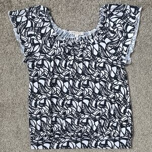 Cleo Size Small Abstract Print Top